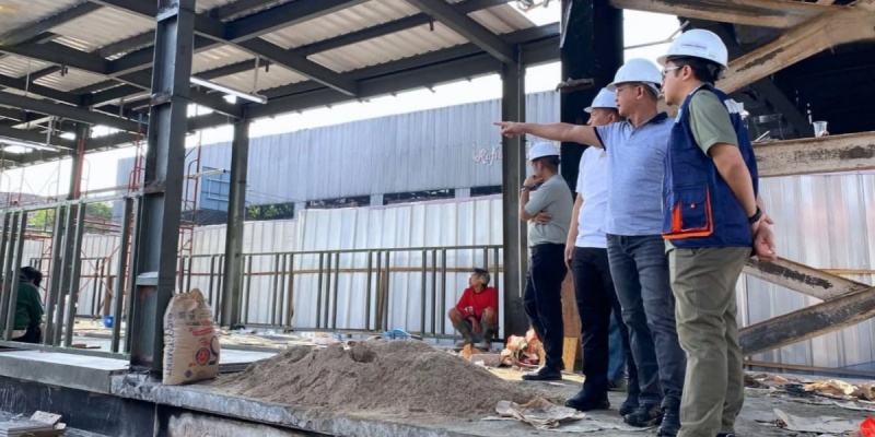 Halte Senen yang Rusak Akibat Demo Rampung Diperbaiki