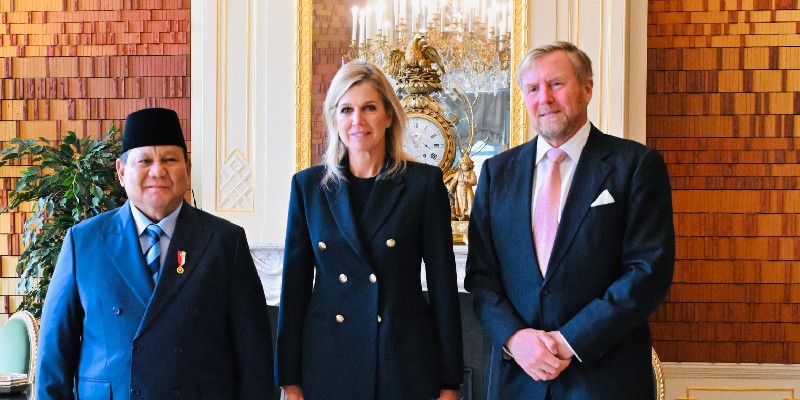 Prabowo Disambut Hangat Raja dan Ratu Belanda