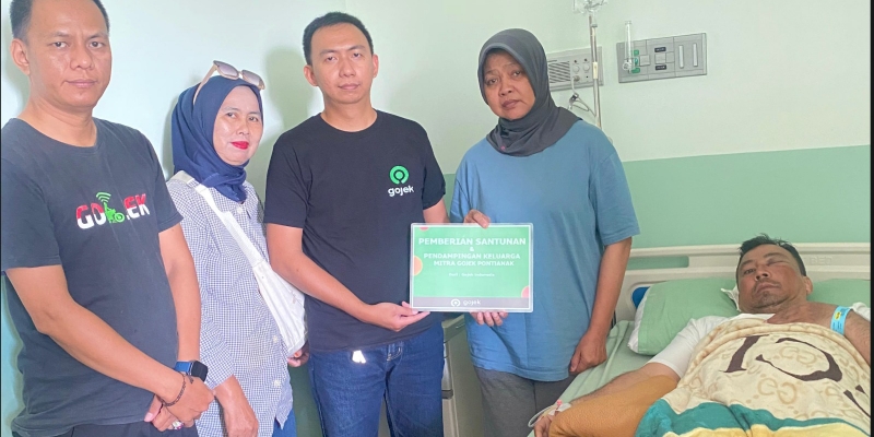 Gojek Kawal Driver Ojol Korban Pemukulan Oknum TNI di Pontianak