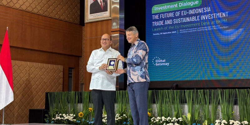 Tindak Lanjut Perjanjian IEU-CEPA, BKPM dan Uni Eropa Resmikan Desk Investasi