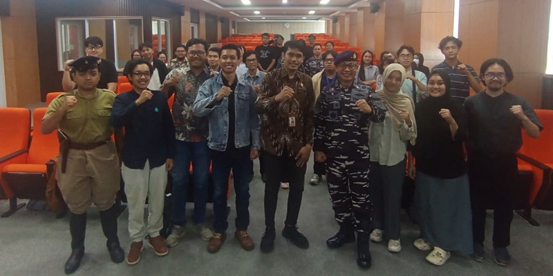 Kapusjianmar Seskoal Beri Wawasan Maritime Power ke Mahasiswa Unair