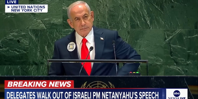 Di Sidang PBB Netanyahu Janji Musnahkan Hamas