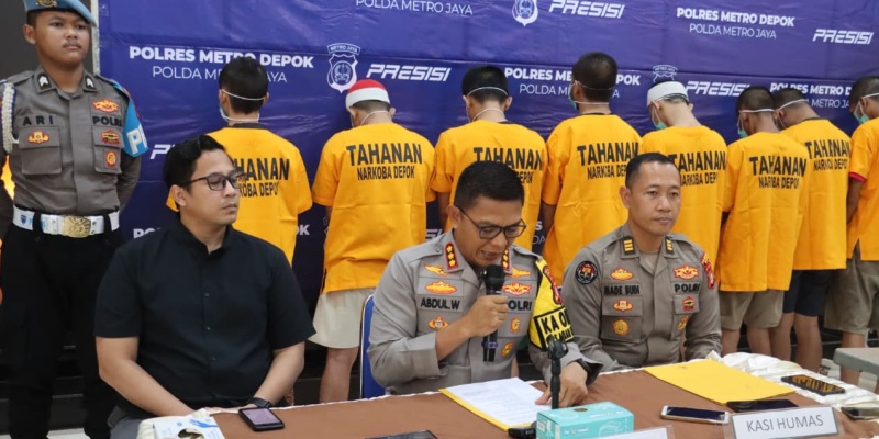 6 Pengedar Diringkus Aparat dengan Barang Bukti 78 Kilogram Ganja