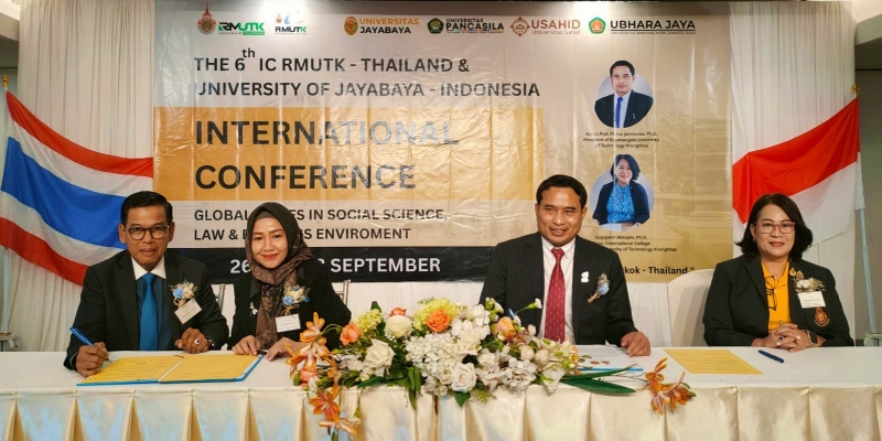 Jayabaya Go International Bersama Rajamangala University dalam Seminar Internasional