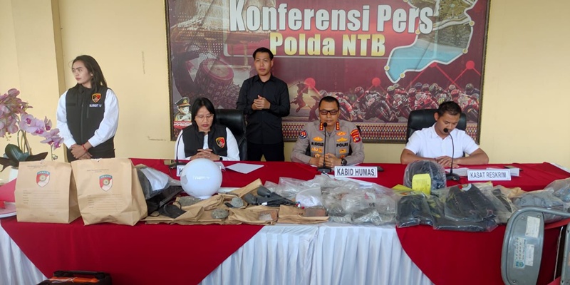 Polda NTB Ringkus Pelaku Perusakan Mapolda dan Gedung DPRD