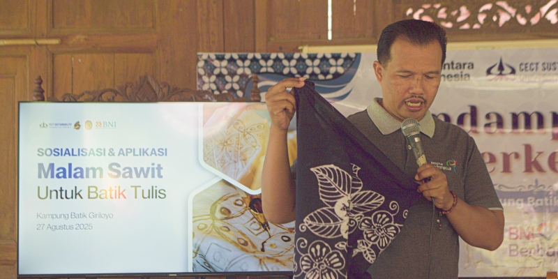 BNI Beri Pendampingan Batik Ramah Lingkungan