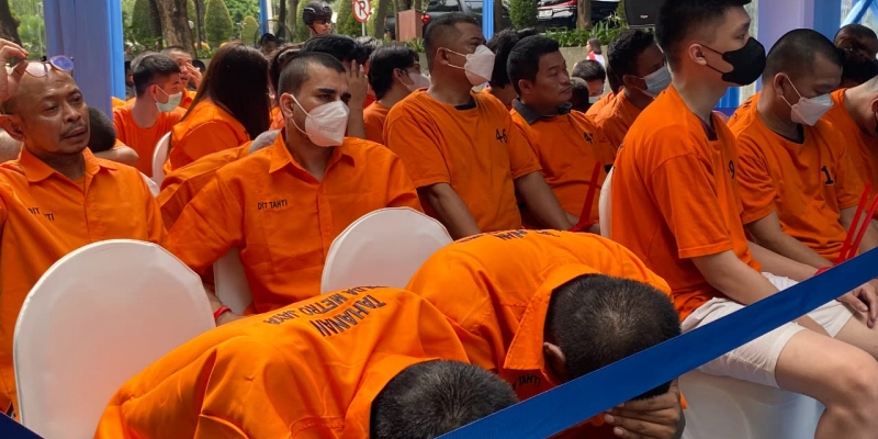 Pameran Tersangka Narkoba