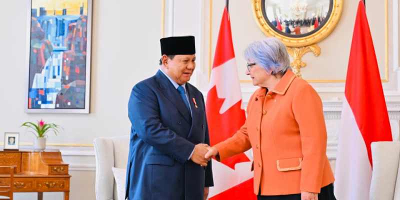 Pertemuan Hangat Prabowo dan Mary Simon Tandai Awal Lawatan di Ottawa