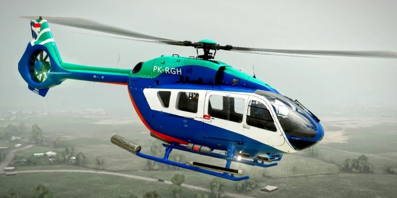 Bawa 8 Penumpang, Helikopter PK-RGH Hilang Kontak di Tanah Bumbu Belum Ditemukan