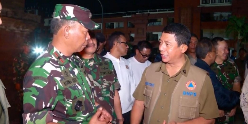Kepala BNPB Pastikan Penanganan Banjir Bali Berjalan Baik