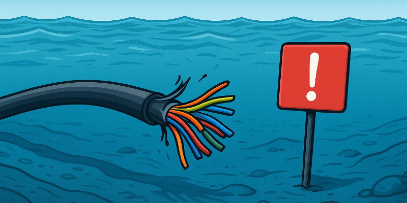 Kabel Bawah Laut Merah Putus, Internet Beberapa Negara Terganggu