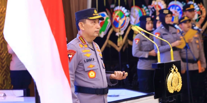 Jenderal Sigit Pimpin Kenaikan Pangkat 27 Pati Polri