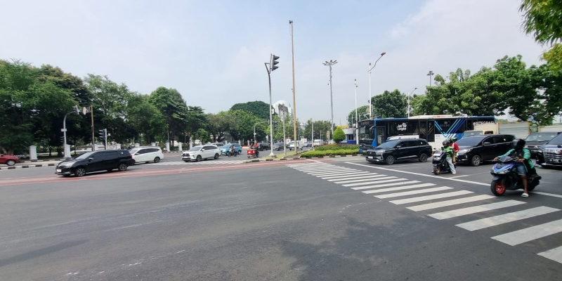 Tak Ada Massa Aksi di Kawasan Patung Kuda