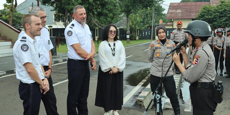 Kepolisian Prancis Perkuat Kerja Sama Lewat Kunjungan Kehormatan