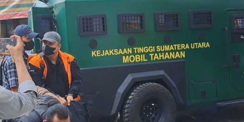Topan Ginting Hadir di PN Medan Dikawal Ketat dan Diborgol