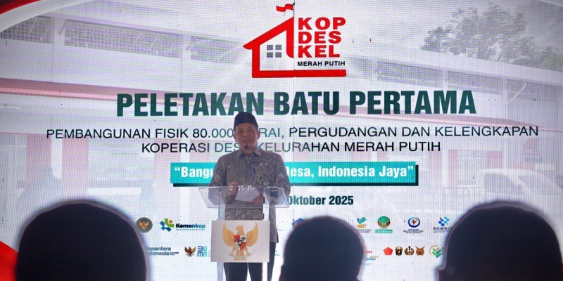 Pembangunan Gudang dan Gerai Kopdes Awal Kebangkitan Ekonomi Desa