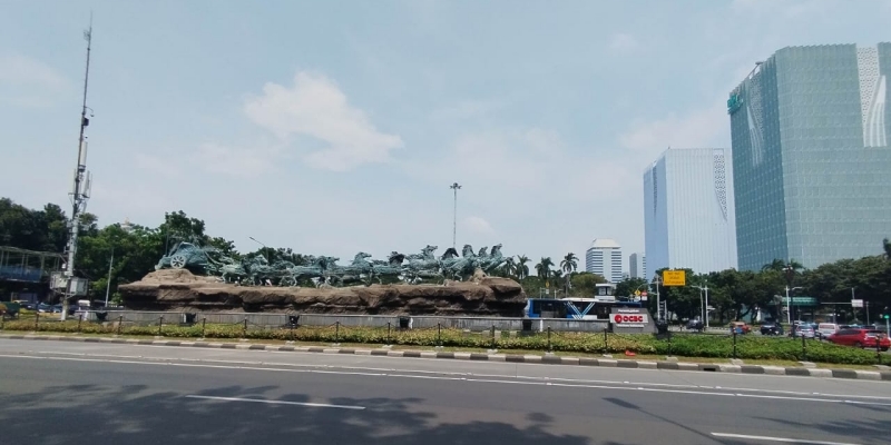 Kawasan Monas Nihil Massa Aksi Satu Tahun Prabowo-Gibran