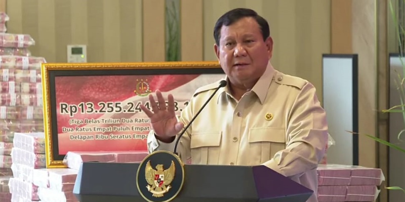 Prabowo Ingin Manfaatkan Uang Sitaan Korupsi untuk Bangun Sekolah dan Desa Nelayan