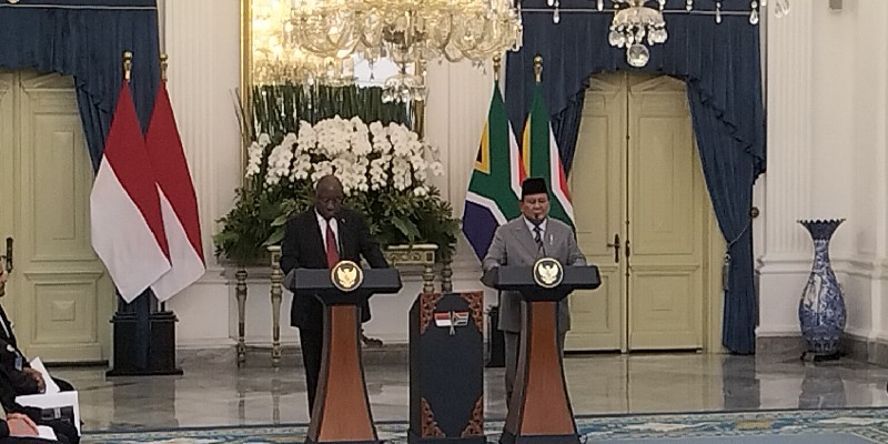 Prabowo-Ramaphosa Bahas Kerja Sama Kedelai, Ternak, hingga Pertahanan