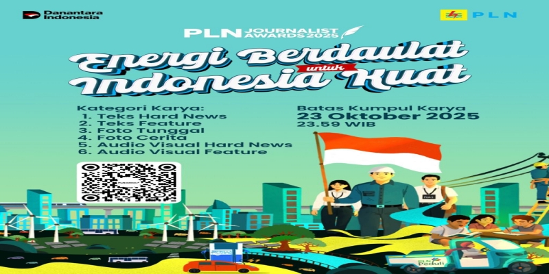 Ajang PLN Journalist Awards 2025 Dibuka, Ini Jadwalnya