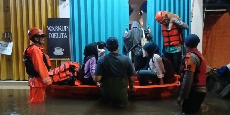 53 RT di Jakarta Terendam Banjir, Ada yang Mencapai 1 Meter Lebih