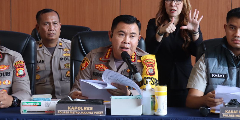 Polsek Sawah Besar Ciduk Enam Orang yang Kerja di Pabrik Ekstasi di Kedoya