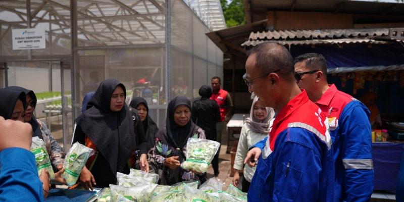 Pertamina Perkuat Ketahanan Pangan DEB Lebak Gede Banten