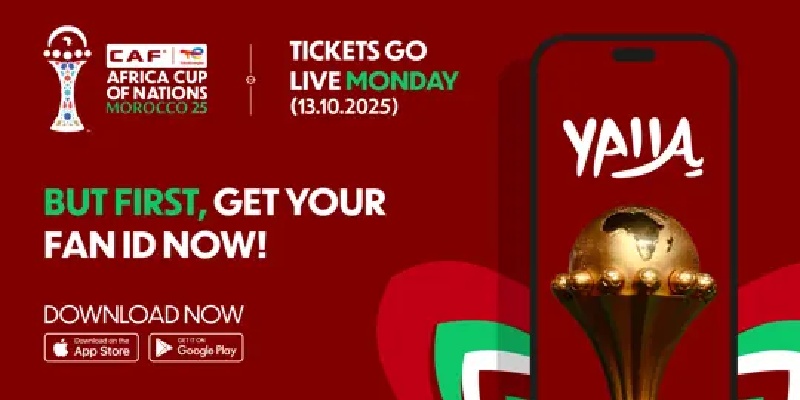 Suporter Empat Negara Bisa Beli Tiket Piala Afrika Lewat Aplikasi Yalla
