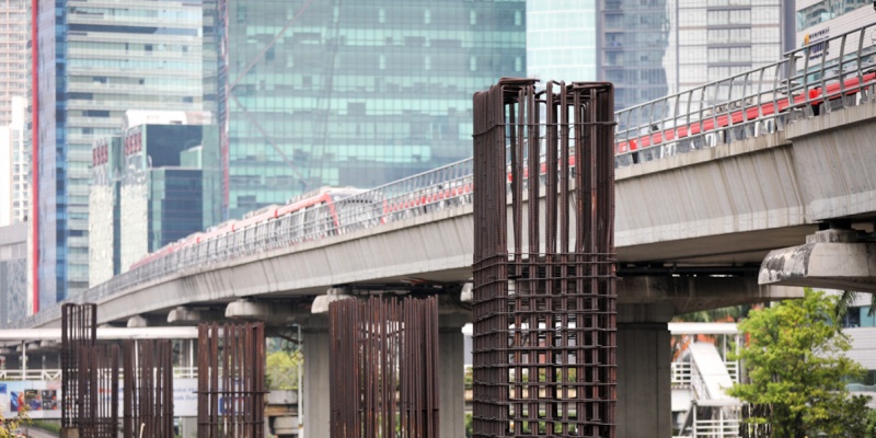 Pembongkaran Tiang Monorel Rampung 2026