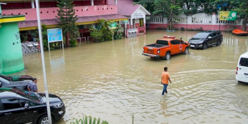 1/3 Kota Medan Kebanjiran, Puluhan Ribu Warga Mengungsi