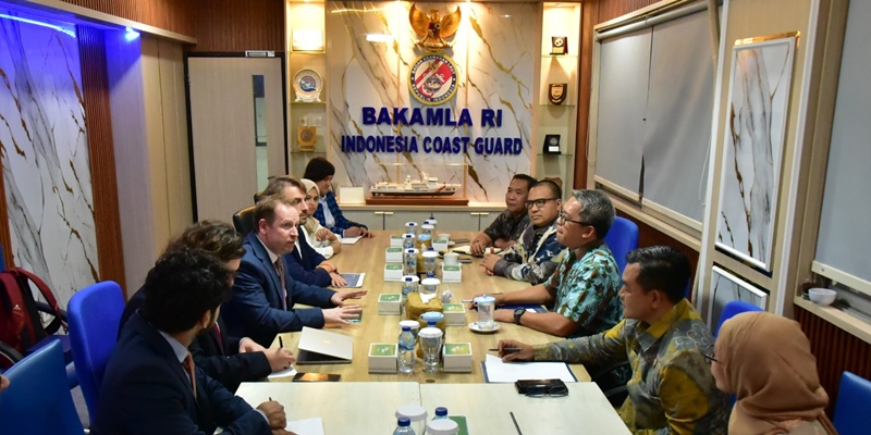 Bakamla dan Kedubes Inggris Perkuat Kerja Sama Keamanan Maritim