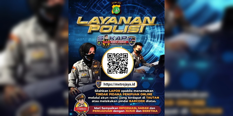 Platform SIKAP dari Siber Polda Metro Bantu Warga Lapor Kejahatan Online