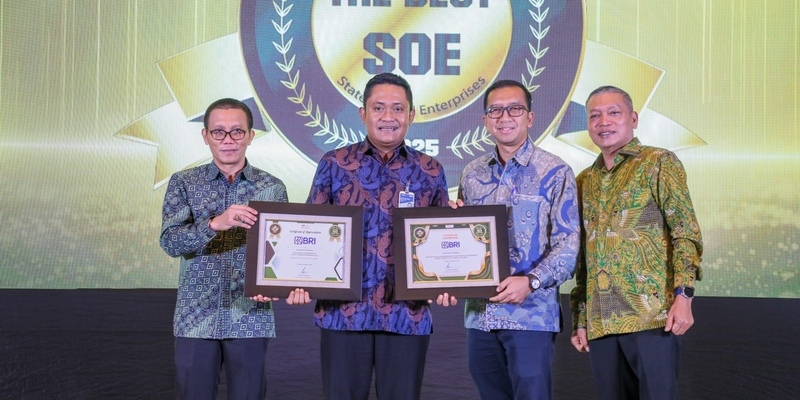 BRI Borong Dua Penghargaan Indonesia Economic Summit 2025