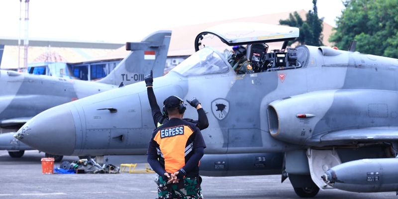 Pesawat Tempur AU Siap Meriahkan Demo Udara di HUT ke-80 TNI