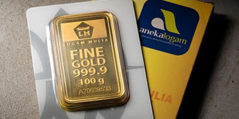 Emas Antam Turun, Termurah Rp1,22 Juta