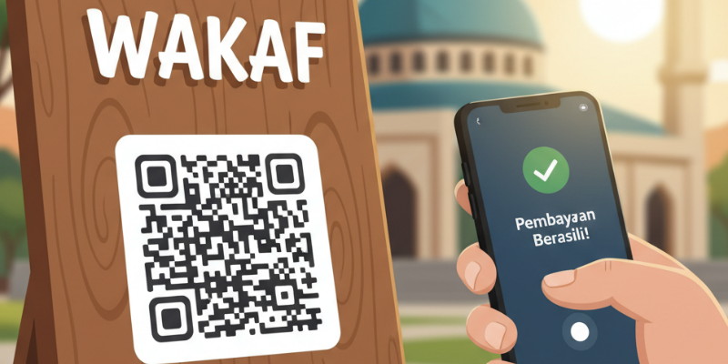 QRIS Wakaf Tunai Buka Akses Sedekah Jariyah Mulai dari Nominal Kecil