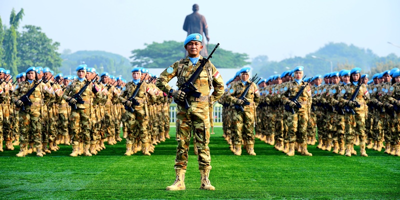 Satgas BGC Monusco dan Kizi Minusca Bawa Harum TNI di Internasional