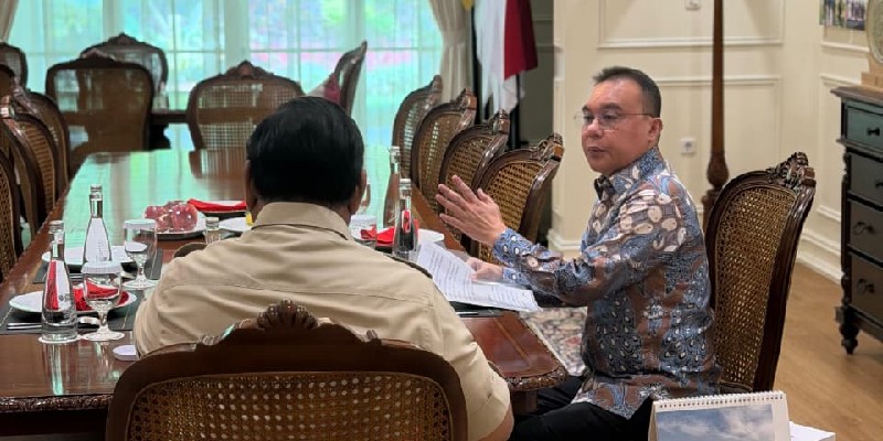 Prabowo-Dasco Bahas Situasi Politik di Widya Chandra