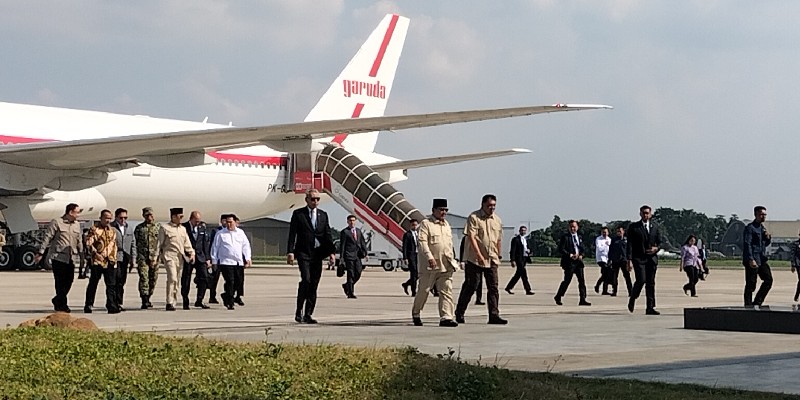 Prabowo Tiba di Jakarta Usai Hadiri KTT Perdamaian Gaza
