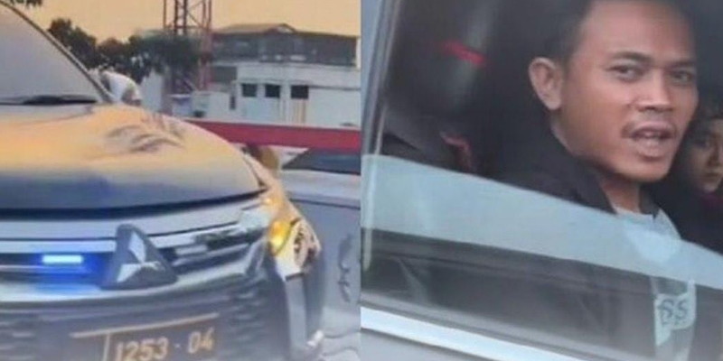Viral Pajero Pakai Pelat Dinas Polri Bodong Bunyikan "Tot Tot Wuk Wuk" di Tengah Kemacetan  Bandung