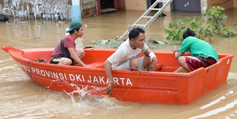 30 RT Masih Tergenang Akibat Hujan Lebat di Jakarta