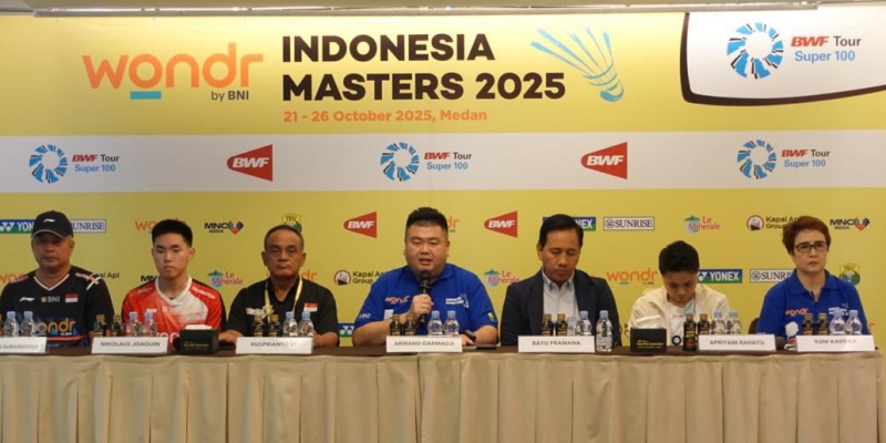 Wondr by BNI Indonesia Masters 2025 Diikuti 232 Atlet Bulu Tangkis