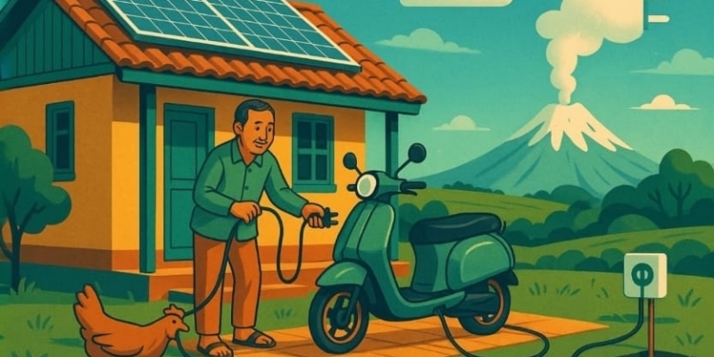 Energi dari Langit, Listrik dari Tanah