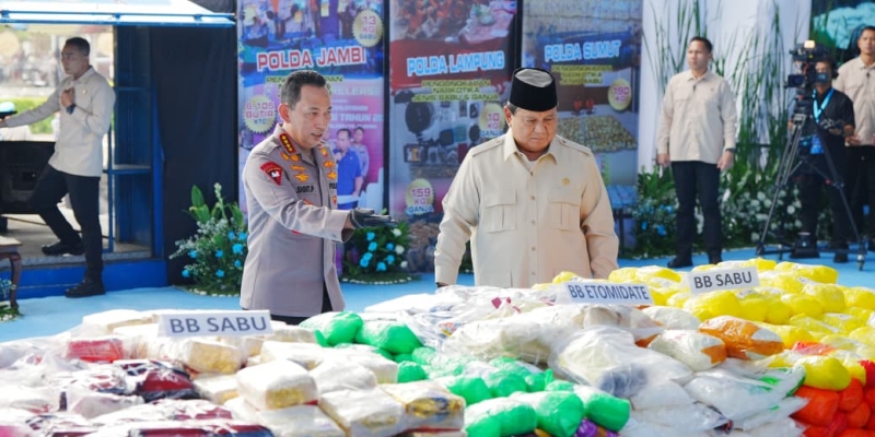 Pemusnahan Narkoba 214 Ton Selamatkan Generasi Emas Indonesia