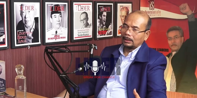 Cerita Andrinof Chaniago Dipecat Jokowi Gegara Pertanyakan Proyek Whoosh