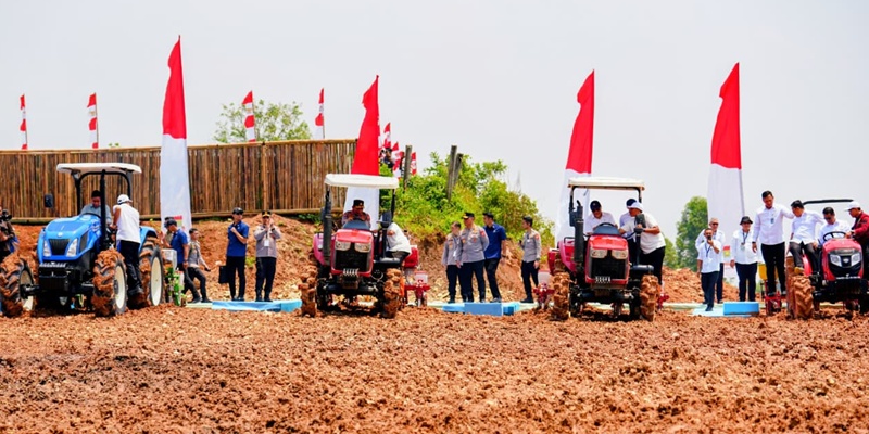 Kapolri Pamer Kesuksesan Program Ketahanan Pangan ke Wapres