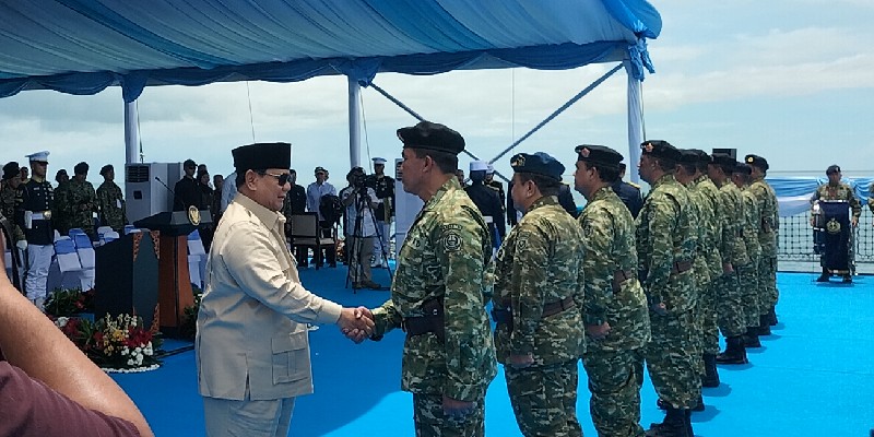 Wamenhan hingga Dirut PT Timah Terima Pangkat Istimewa dari Prabowo