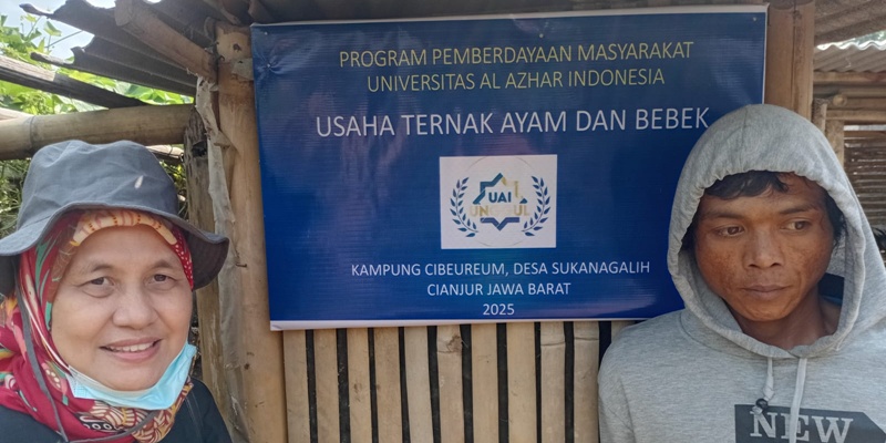UAI Berdayakan Petani Cianjur Lewat Usaha Peternakan dan Pupuk Organik