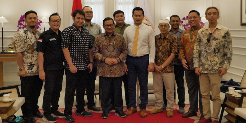 Ketum PBB Temui Pramono Bawa Aspirasi Pedagang Pasar Pramuka