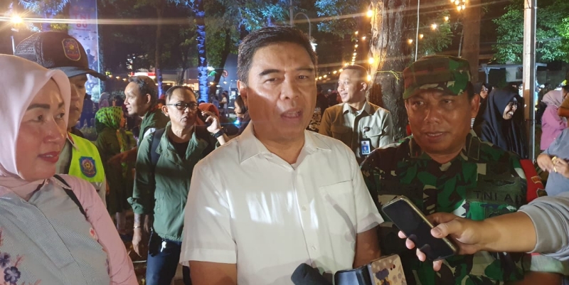 Warga Kebayoran Baru Antusias Sambut HUT TNI